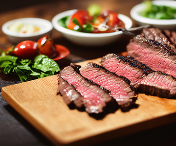 Rindsflanksteak bei Bärenhunger