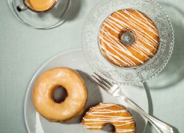 Süsse Kringel mit Baileys-Glasur