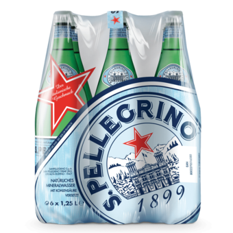 S.Pellegrino Mineralwasser mit Kohlensäure