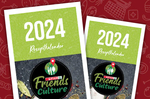 Zwei SPAR Friends Rezeptkalender auf rotem Hintergrund