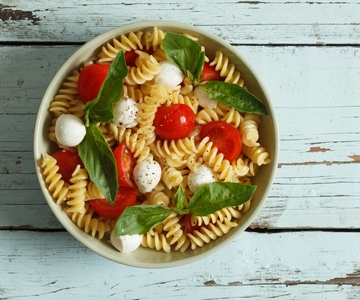 Fusilli mit Pesto