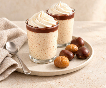 Maronenmousse im Glas