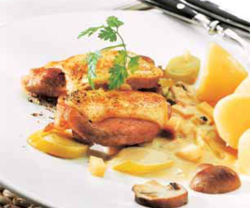 Emmentaler Schnitzel mit wenig Kalorien