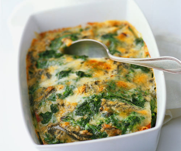 Spinat-Lasagne mit Gorgonzola