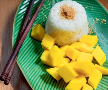 Sticky Rice mit Mango