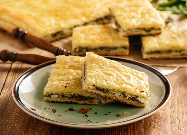 Italienische Oster-Spinatpastete