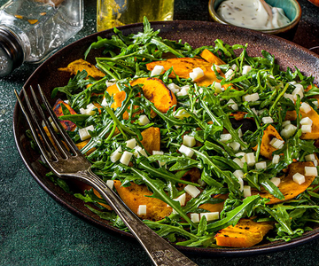 Herbstsalat mit Ofenkürbis