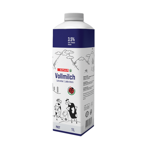 SPAR Vollmilch pasteurisiert