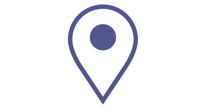 Bezahlen Sie weltweit bargeldlos Ein Pin Icon, das eine Lokation markiert