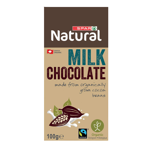SPAR Natural Bio Schokolade Milch